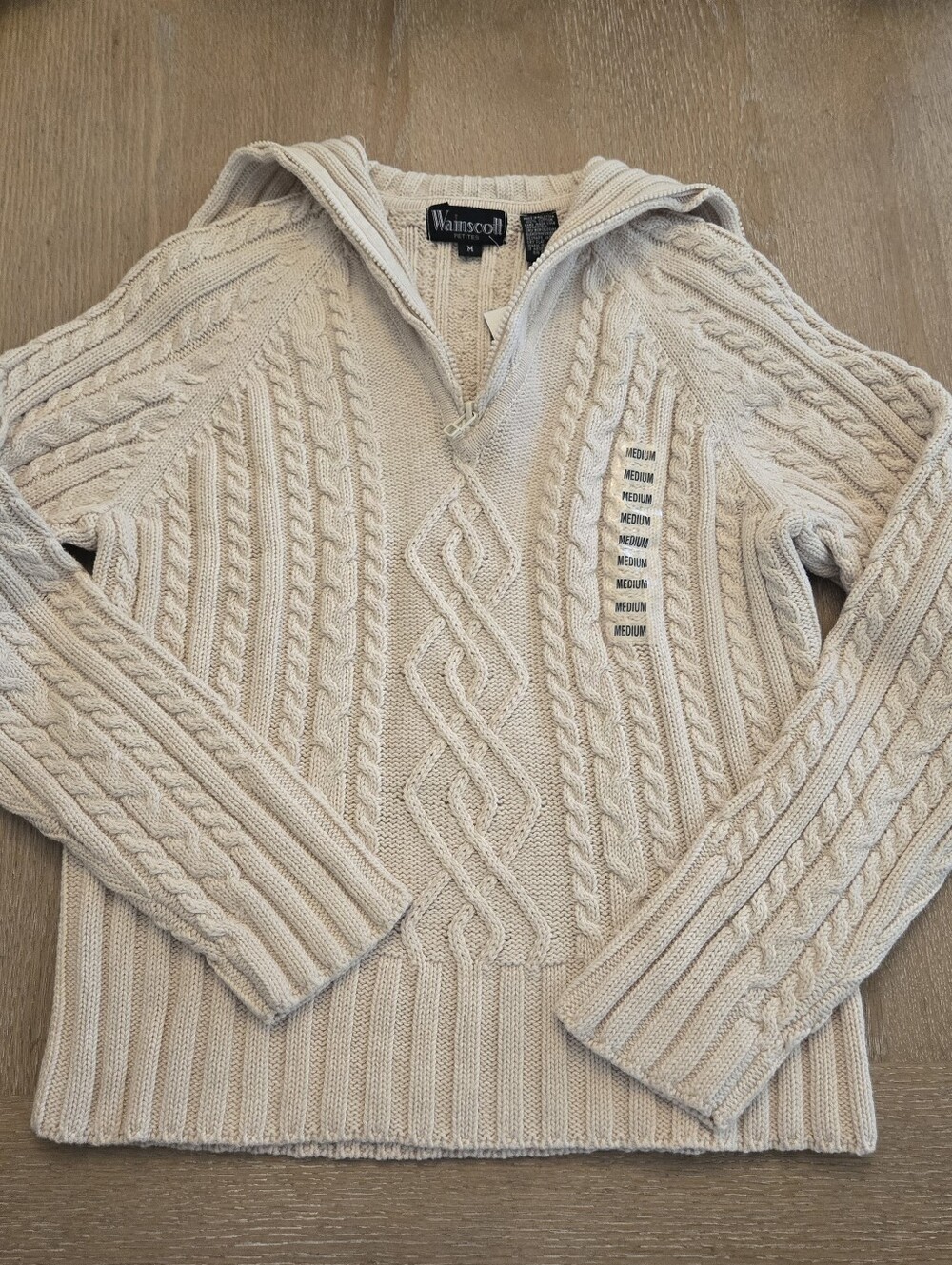 Vintage Wainscott Cable-Knit Sweater